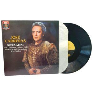 Jose Carreras Opera Arias and Duets Vinyl LP EMI Angel Don Carlos Pagliacci Aida